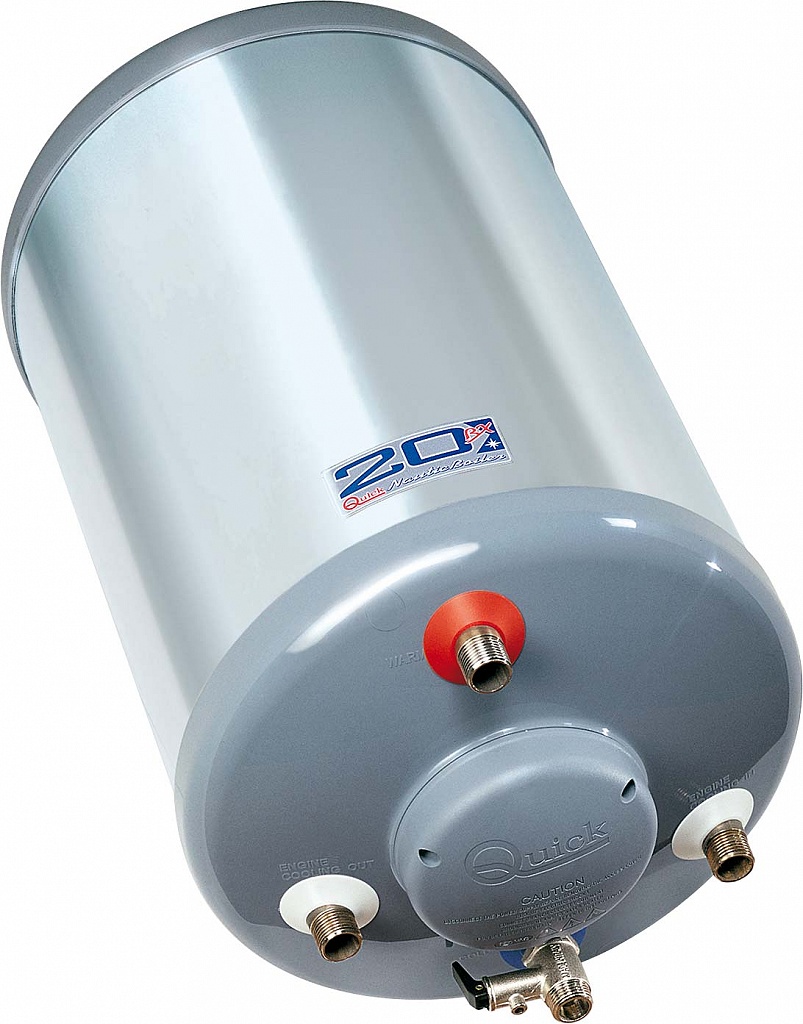 Boiler 22L 220V 800W com Resistência, Termostato e Trocador de Calor