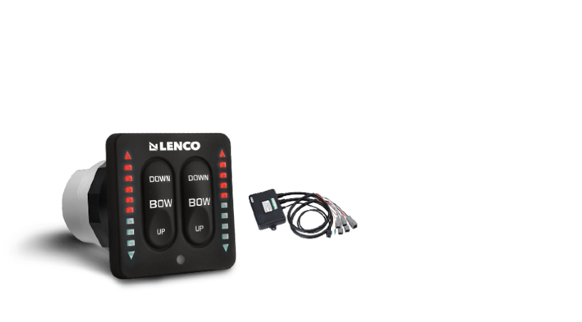 Painel com LED Flap para 2 Pistoes